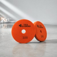 Алмазный гибкий шлифкруг "Черепашка" d100 № 300 (мокрая шл.), арт.340300