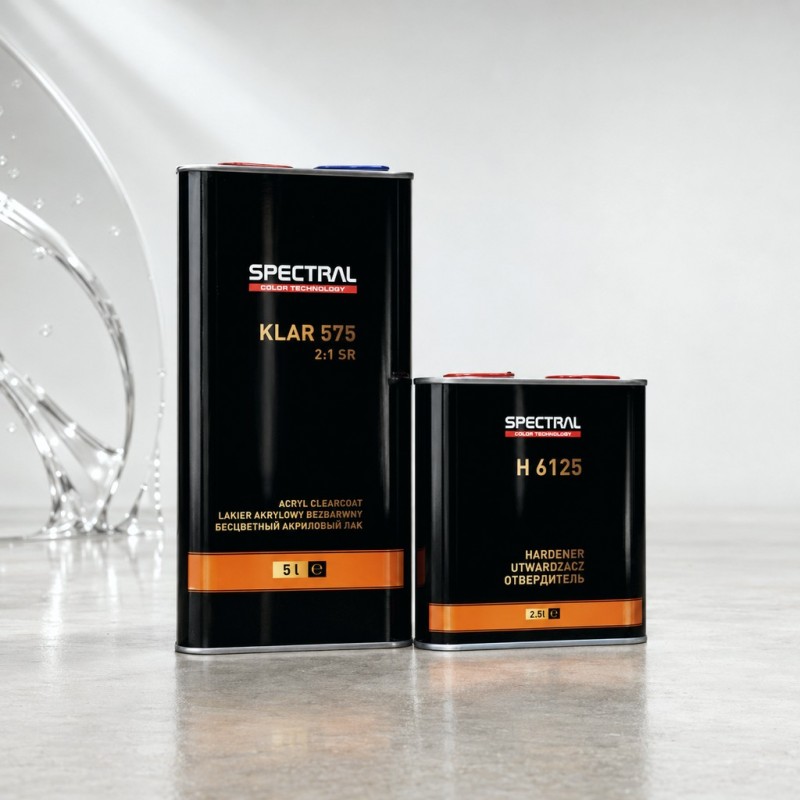SPECTRAL Бесцветный акриловый лак KLAR 575 SR 5л + 2,5отв