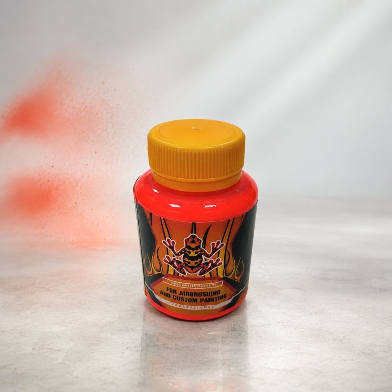 Air Master Флуоресцентная краска Orange-Red густой краски 120мл