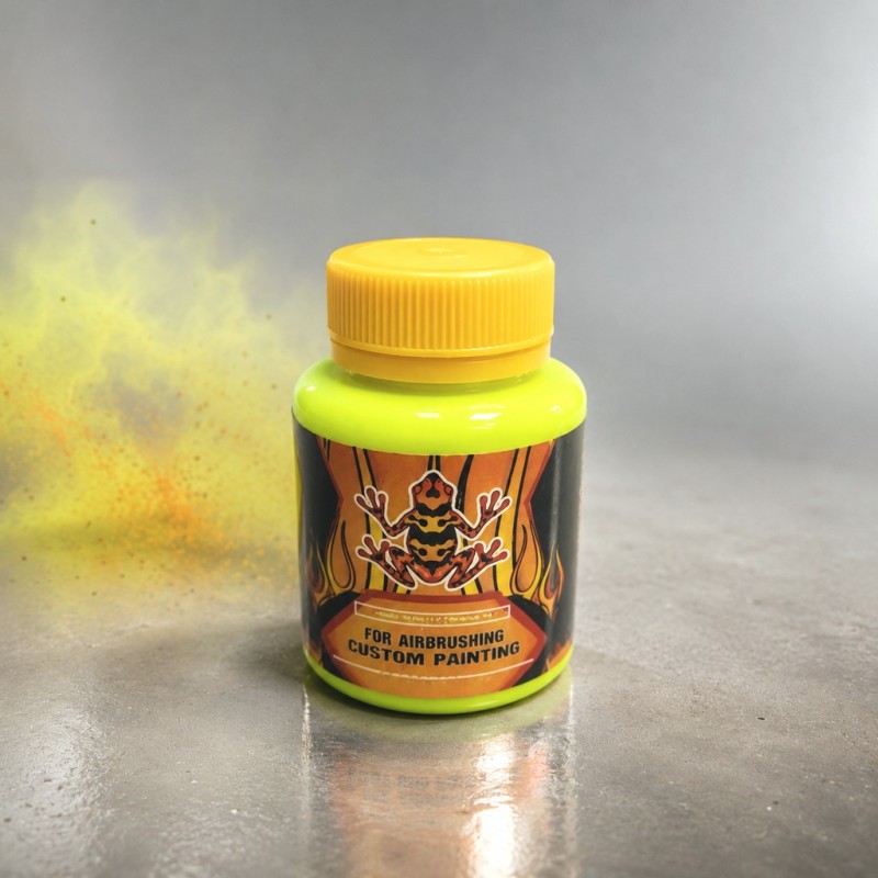 Air Master Флуоресцентная краска Yellow густой краски 120мл