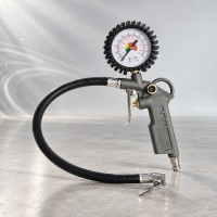 AutoMax TG-16 Пистолет для подкачки шин с манометром, шкалы 0-16 bar / 0-220 psi