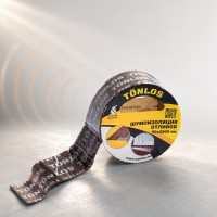 TONLOS Шумоизоляция оконных отливов TAPE, 50х2000мм