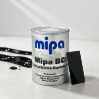 MIPA Эмаль (краска) базовая LADA 601 Черная база 1л