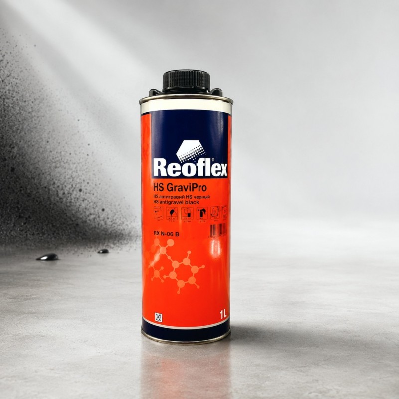 REOFLEX Антигравийное покрытие, cредство для защиты кузова GraviPro HS 1л