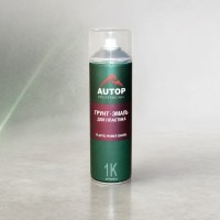 AUTOP Грунт-эмаль для пластика №5 Plastic Primer Enamel, серый (аэрозоль), 650мл