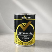 FARBEL Грунт-эмаль алкидная антикоррозийная по ржавчине «3 в 1»  в ассортименте 1кг