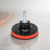YATO Тарелка (оправка) опорная с Velcro фиксацией + переходник 8мм, для УШМ (80мм, М10)