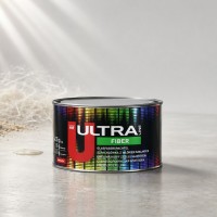 ULTRA Шпатлевка полиэфирная со стекловолокном FIBER, 0,45 кг