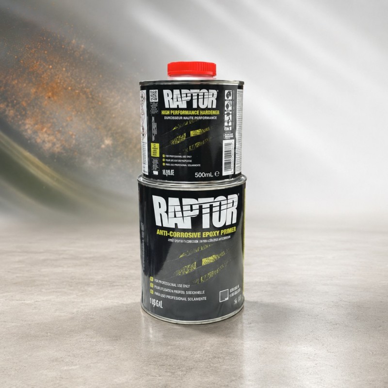 U-POL Эпоксидный антикоррозионный грунт RAPTOR Epoxy Primer, серый 1л + 0,5л отв.