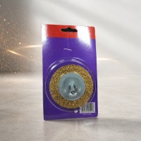ОTRIX Щетка на дрель торцевая (латунь) 75мм