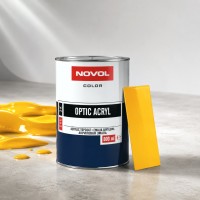 NOVOL Эмаль (краска) акриловая 2K AFRIKA YELLOW (цвет: желтый), БЕЗ ОТВЕРДИТЕЛЯ
