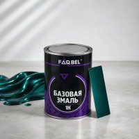 FARBEL Эмаль (краска) базовая AUDI - VW LC6P, 1л.