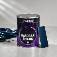 FARBEL Эмаль (краска) базовая PEUGEOT KMP, 1л.