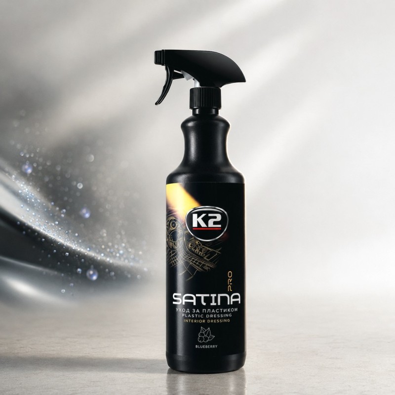 K2 Pro Detailing Полироль для пластика (черника) SATINA 1л.
