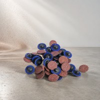 Forsage Минидиск абразивный шлифовальный фибровый ROLOC 25мм коричневый в ассортименте