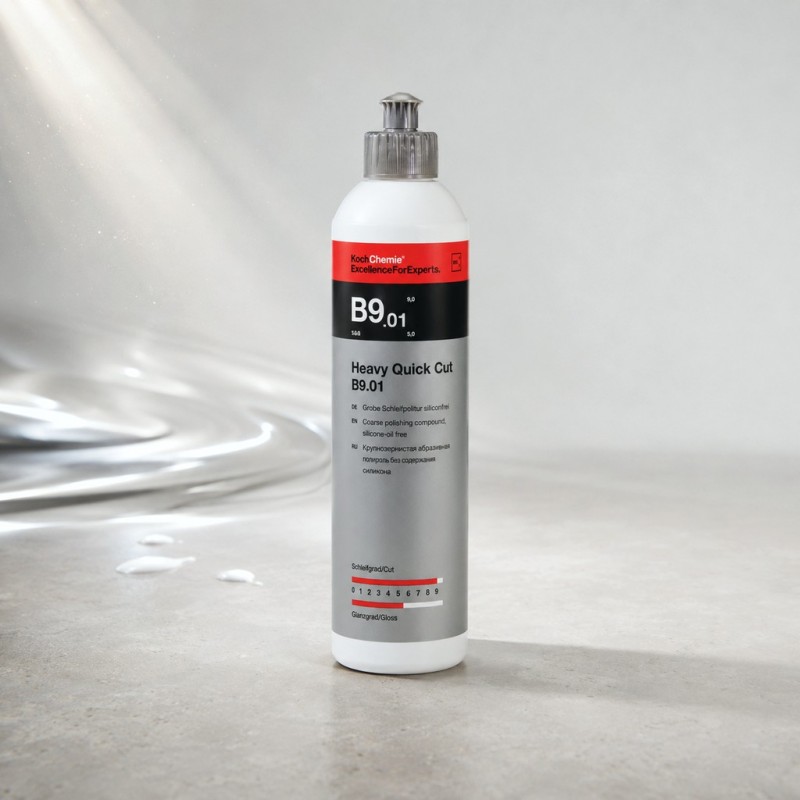 Koch Chemie Высокоэффективная абразивная полировальная паста Heavy Quick Cut B9.01, на розлив 100гр