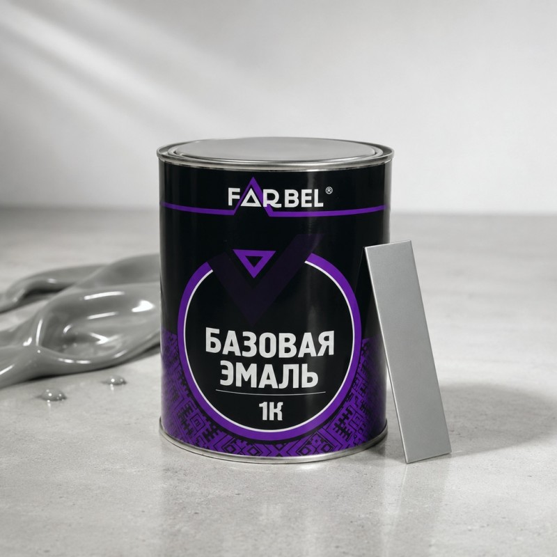 FARBEL Эмаль (краска) базовая DB 744 (mersedes 744), 1л.