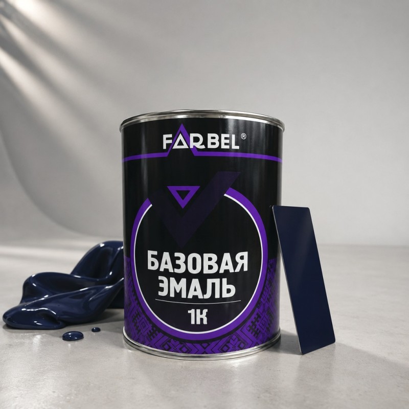 FARBEL Эмаль (краска) базовая OPEL 20Z, 1л.