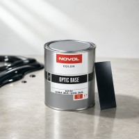 NOVOL Эмаль (краска) базовая AUDI - VW LC9X Black, Optic Base 1.0л