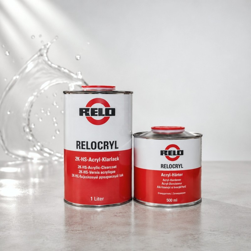 RELO Лак акриловый Relocryl 2K-HS-Acryl Klarlack 1л + 0.5л отв.