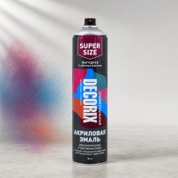 DECORIX Эмаль (краска) акриловая RAL professional, цвет: черный глянец, в аэрозоле 780мл
