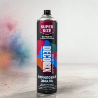 DECORIX Эмаль (краска) акриловая RAL professional, цвет: черный матовый, в аэрозоле 780мл