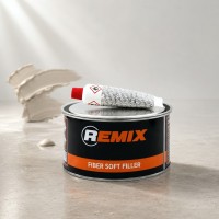 REMIX Шпатлевка полиэфирная со стекловолокном FIBER SOFT FILLER, 1.8кг