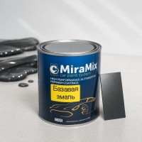 MiraMix Эмаль (краска) базовая LADA 607 Seroe olovo, Base 1.0л