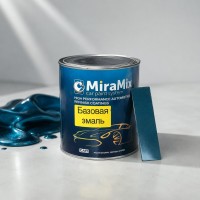 MiraMix Эмаль (краска) базовая MITSUBISHI D06 Blue, Base 1.0л