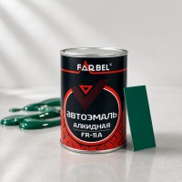 FARBEL Эмаль алкидная зеленая LA 394 0,8кг