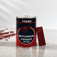 FARBEL Эмаль алкидная бордовая LA 127 0,8кг