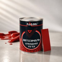 FARBEL Эмаль алкидная красная LA 1015 0,8кг