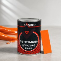FARBEL Эмаль алкидная оранжевая LA 028 0,8кг