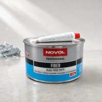 NOVOL Шпатлевка полиэфирная со стекловолокном FIBER 1.8кг