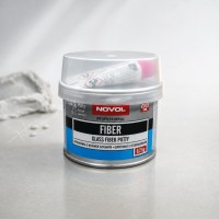 NOVOL Шпатлевка полиэфирная со стекловолокном FIBER 0.2кг