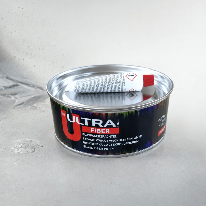 ULTRA Шпатлевка полиэфирная со стекловолокном FIBER, 0,8кг