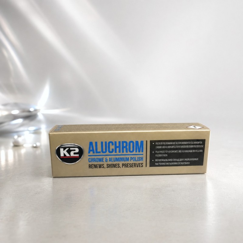 K2 Полировальная паста ALUCHROM для хромированных деталей, 120g