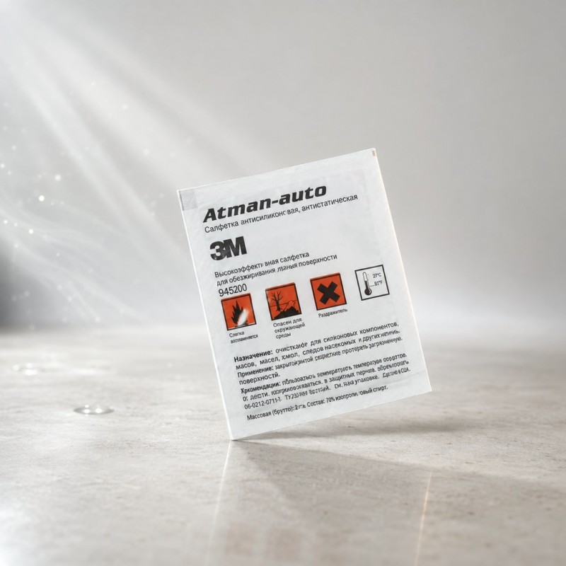 3M™ Салфетка с активатором адгезии для клейкой ленты