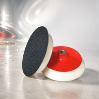 Тарелка (оправка) опорная с Velcro фиксацией для УШМ (150мм, М14)