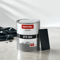NOVOL Эмаль (краска) базовая Mazda 16W Black Mica, Optic Base 1.0л