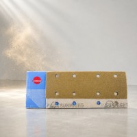 SUNMIGHT Шлифовальная полоска GOLD 70х198мм на липучке 8 отверстий золотистая, в ассортименте*