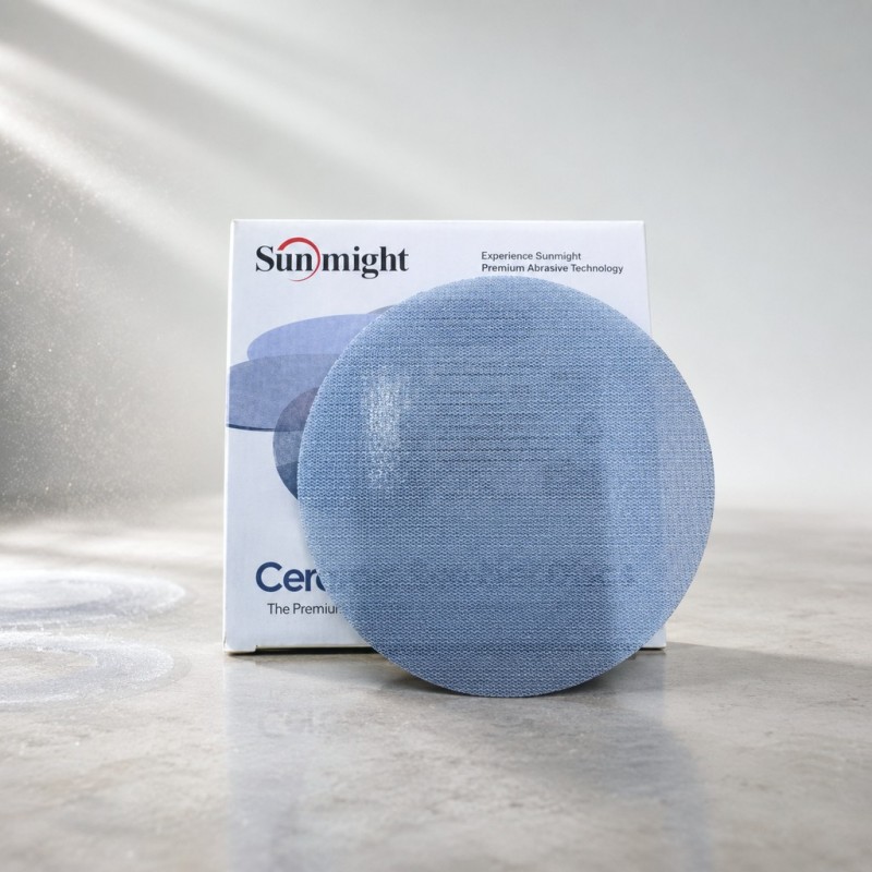 SUNMIGHT Круг абразивный шлифовальный CERAMIC SUN NET, 150мм, на сетчатой основе X713T, в ассортименте*