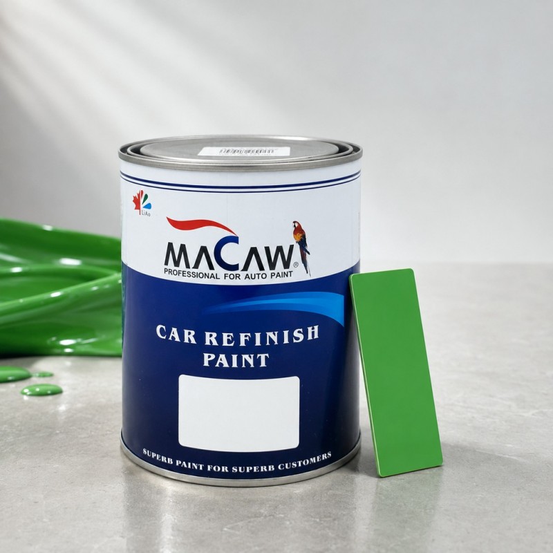 MACAW Эмаль (краска) акриловая RAL 6018 1л