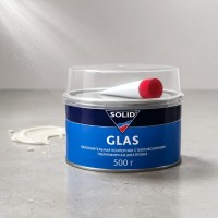 SOLID Шпатлёвка полиэфирная со стекловолокном GLASS 0,5 кг