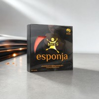 MIFES Круг полировальный Esponja ОРАНЖЕВЫЙ на резьбе М14 из специального поролона, размер 150*50 мм