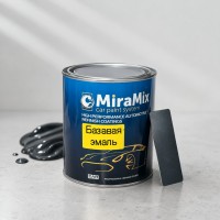 MiraMix Эмаль (краска) базовая Mitsubishi U17 Titanium Grey, Base 1.0л