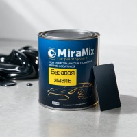 MiraMix Эмаль (краска) базовая Renault B66 Gris Eclipse, Base 1.0л
