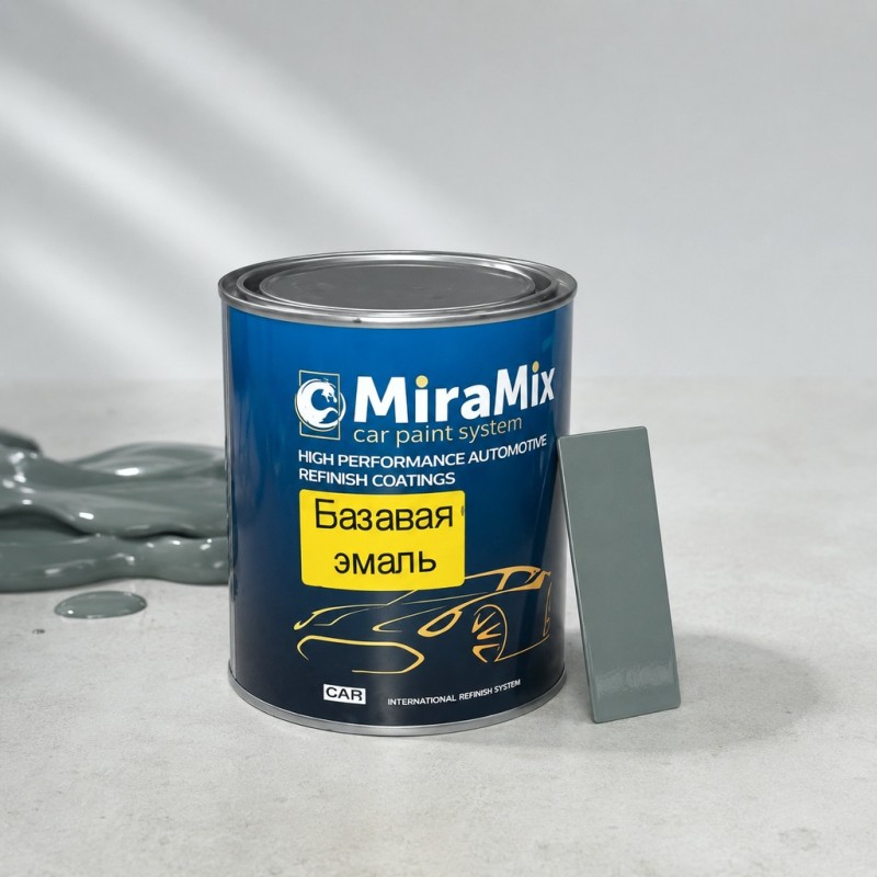 MiraMix Эмаль (краска) базовая Chevrolet/ Daewoo 48L Canterbury Green, Base 1.0л