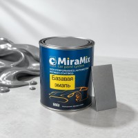 MiraMix Эмаль (краска) базовая SPARKLE SILVER S046, Base 1.0л