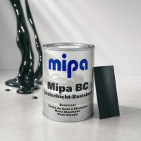 MIPA Эмаль (краска) базовая MERCEDES 199 (DB 199) Black Pearl 1л